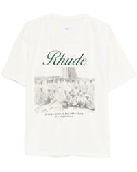 Rhude - Script Tee - Lyst