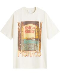 Rhude - Hotel Di Monaco T-Shirt - Lyst