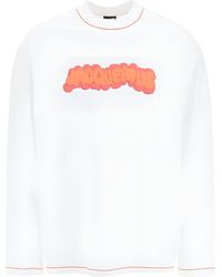 Jacquemus - Pate A Modeler Print Logo Paste Le Long Sleeved T-Shirt - Lyst
