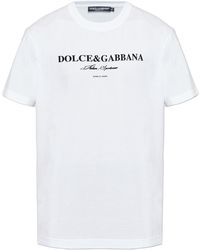 Dolce & Gabbana - Italian Sportswear T-Shirt - Lyst