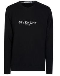 Givenchy Rainbow Signature Logo Sweatshirt in Black for Men Givenchy Rainbow Signature Logo Sweatshirt in Black for Men