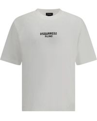 DSquared² - Small Milano Logo Loose Fit T-Shirt - Lyst