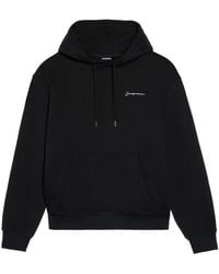 Jacquemus - Signature Embroidered Logo Hoodie - Lyst