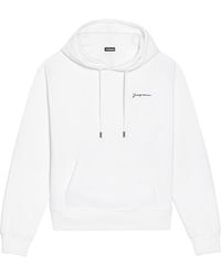 Jacquemus - Signature Embroidered Logo Hoodie - Lyst