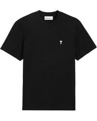 Ami Paris - Ami De Coeur Cotton T-Shirt - Lyst