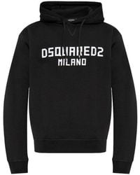 DSquared² - Milano Logo Hoodie - Lyst