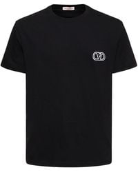 Valentino - Vlogo Signature Patch T-Shirt - Lyst
