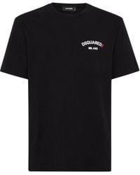 DSquared² - Regular Fit Rubber Logo T-Shirt - Lyst