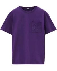 Loewe - Relaxed Fit Tonal Pocket Logo T-Shirt - Lyst