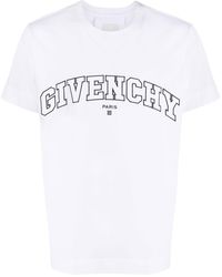 Givenchy - College Embroidered Logo T-Shirt - Lyst