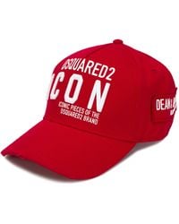 DSquared² - Dsqua2 Icon Embroide Baseball Cap - Lyst