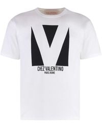 Valentino - Chez Print Jersey T-Shirt - Lyst