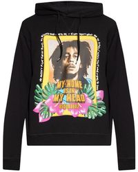 DSquared² - Cool Fit Bob Marley Logo Hoodie - Lyst