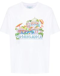 CASABLANCA - The Road To Knowledge T-Shirt - Lyst