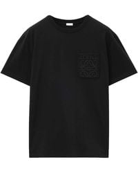 Loewe - Relaxed Fit Tonal Pocket Logo T-Shirt - Lyst