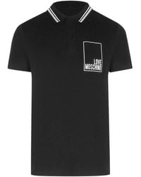 Love Moschino - Box Logo Polo Shirt - Lyst