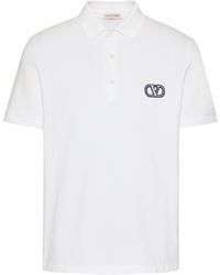 Valentino - Vlogo Signature Patch Polo - Lyst