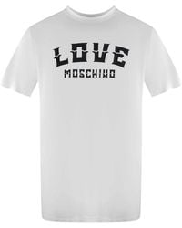 Love Moschino - Bold Logo T-Shirt - Lyst