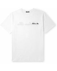 Balmain - Logo Embroidered Loose Fit T-Shirt - Lyst