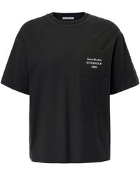 Acne Studios - Stockholm Logo Pocket T-Shirt - Lyst
