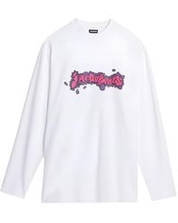 Jacquemus - Desenho Manches Longues Print Long Sleeve Le T-Shirt - Lyst