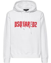 DSquared² - Horror Logo Print Hoodie - Lyst