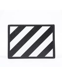 Off-White c/o Virgil Abloh - Off- Diagonal Stripe Printed Card Holder - Lyst