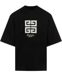 Givenchy - 4G 1952 Embroidered Logo Oversized T-Shirt - Lyst