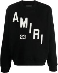 Amiri - Hockey Embroidered Crew Sweatshirt - Lyst