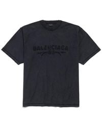 Balenciaga - Logo Patch T-Shirt - Lyst