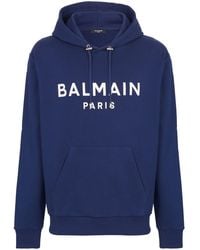 Balmain - Logo Hoodie - Lyst