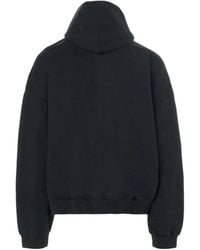 Balenciaga Back Flip Round Hoodie in Black for Men | Lyst