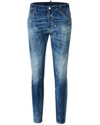 DSquared² - Bleach Paint Splatter Jeans - Lyst