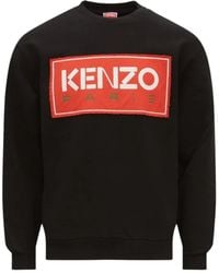 KENZO - Paris Blocked Logo Sweatshirt - Lyst