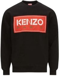 KENZO - Paris Blocked Logo Sweatshirt - Lyst