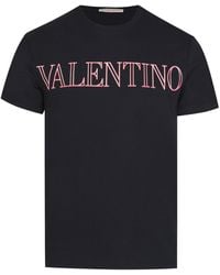 Valentino - Neon Universe Outlined Printed T-Shirt - Lyst