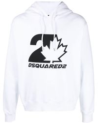 DSquared² - Cool Fit Maple Leaf Hoodie - Lyst