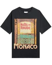 Rhude - Hotel Di Monaco T-Shirt - Lyst