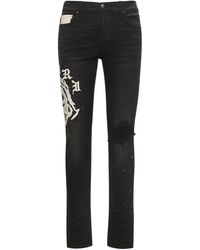 Amiri - Wes Lang Reaper Logo Aged Jeans - Lyst