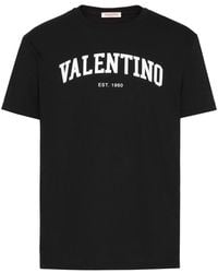 Valentino - 1960 Logo Print T-Shirt - Lyst