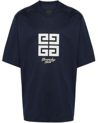 Givenchy - 4G 1952 Embroidered Logo Oversized T-Shirt - Lyst