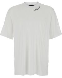 Amiri - T-Shirt With Front Logo - Lyst