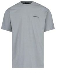 Balenciaga - Bb Logo Embroidered Oversized T-Shirt - Lyst
