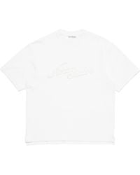 Acne Studios - Embroidered Logo T-Shirt - Lyst