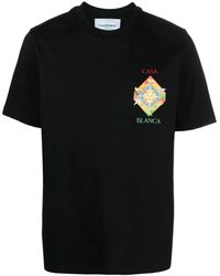 Casablanca - Les Elements Organic Cotton T-Shirt - Lyst