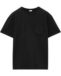 Loewe - Tonal Pocket Relaxed Fit T-Shirt - Lyst