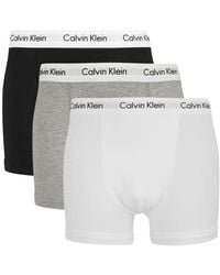 Calvin Klein - 3 Pack Trunks Underwear - Lyst