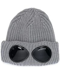 C.P. Company - C.P Company Goggle Knit Hat - Lyst