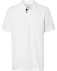 Burberry - Branded Circle Logo Polo Shirt - Lyst