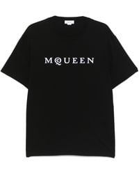 McQueen - T-Shirt With Logo - Lyst